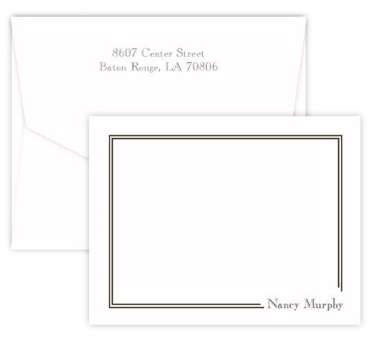 Triple Thick South Hampton Flat Note Cards
